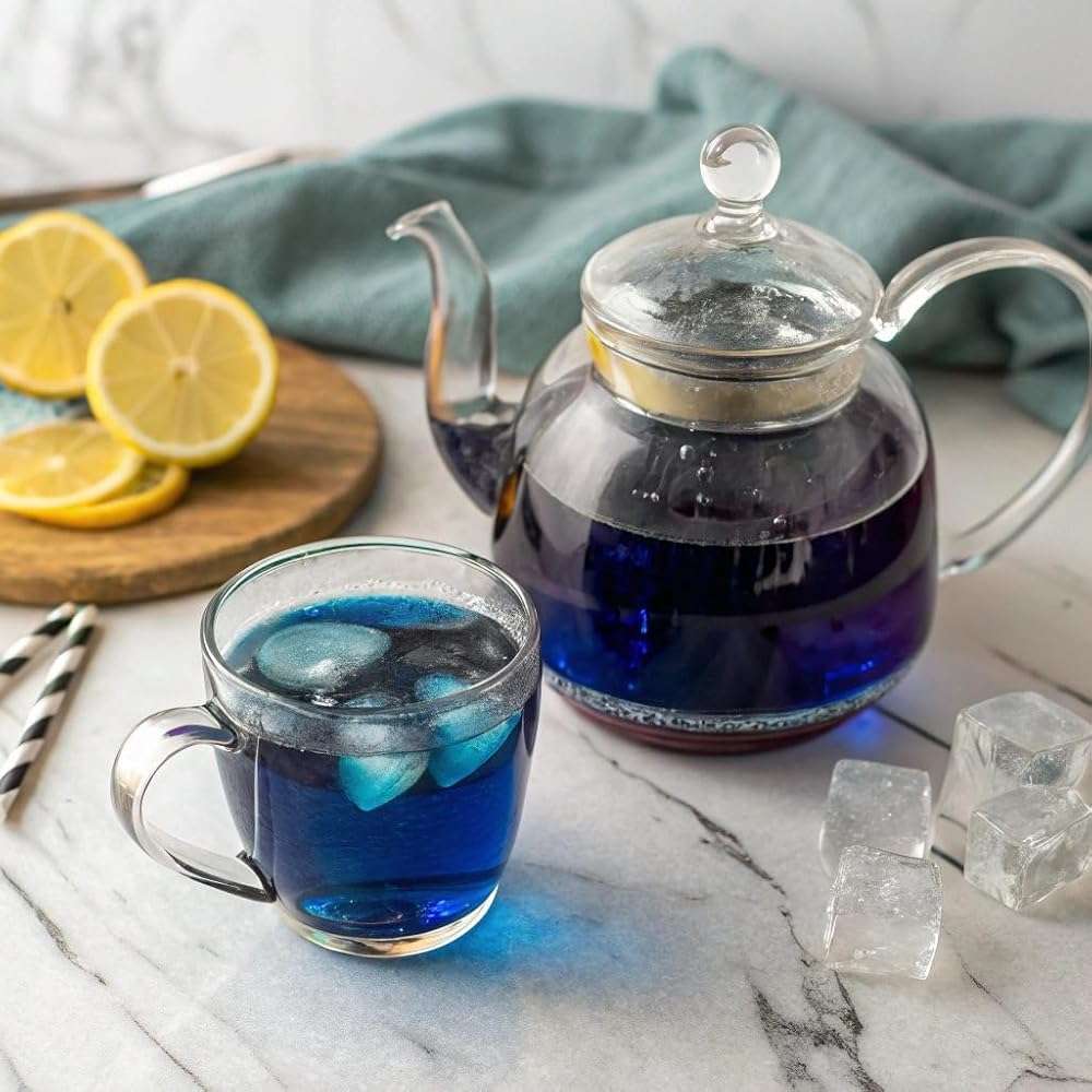 LeafLea 40 Butterfly Pea Flower Tea Bags, Herbal Flower Tea for Relaxation, Mocktails, and Natural Food Coloring, Caffeine-Free, Sugar-Free, Non-GMO - Image 3