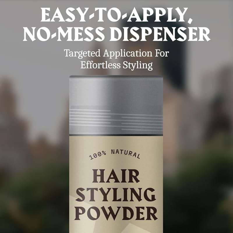 Striking Viking Hair Powder - 0.7 Oz, Vanilla Scent - Strong Hold Texture Powder for Men - Root Lift & Fullness Mens Volumizing Formula - Vanilla Scent Hair Dust - Image 6