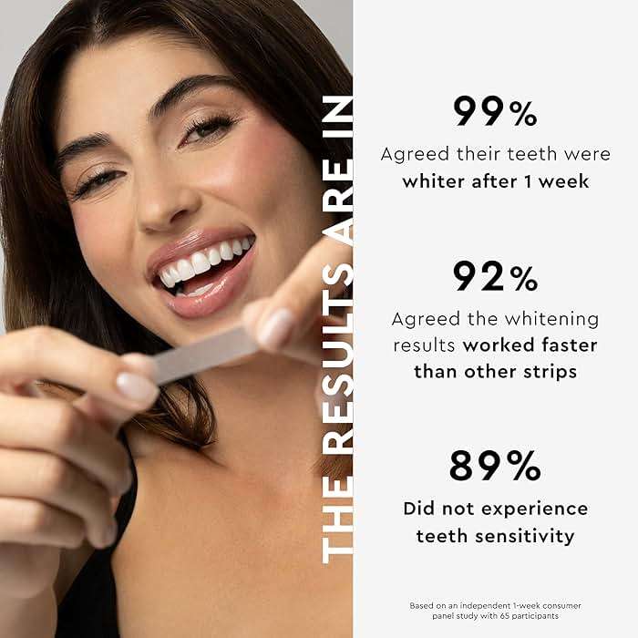 MOON Dissolving Teeth Whitening Strips, 28 Platinum Express No Rinse White Strips, Winter Mint, Hydrogen Peroxide & Essential Oils, Whiten Sensitive Teeth up to 8 Shades in 1 Week, Travel Essentials - Image 7