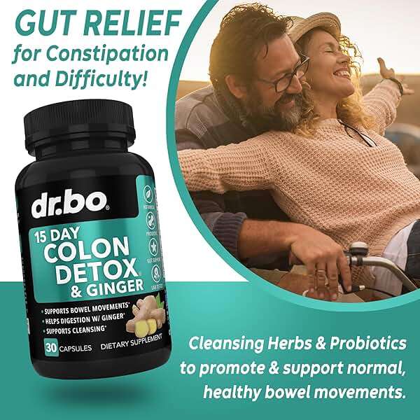 DR. BO Colon Cleanser Detox & Intestinal Supplement - 15 Day Colon Cleanse Pills with Ginger, Wormwood, Black Walnut, Cloves Complex - Bowel Movement Supplements for Stomach Bloating Gut Loss Support - Image 4