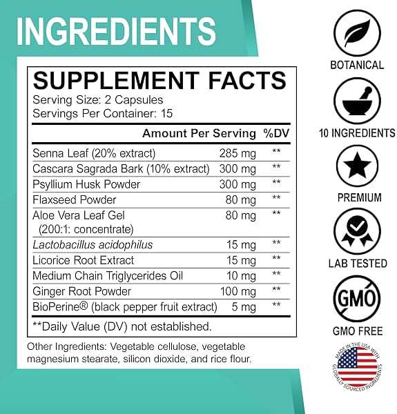 DR. BO Colon Cleanser Detox & Intestinal Supplement - 15 Day Colon Cleanse Pills with Ginger, Wormwood, Black Walnut, Cloves Complex - Bowel Movement Supplements for Stomach Bloating Gut Loss Support - Image 8