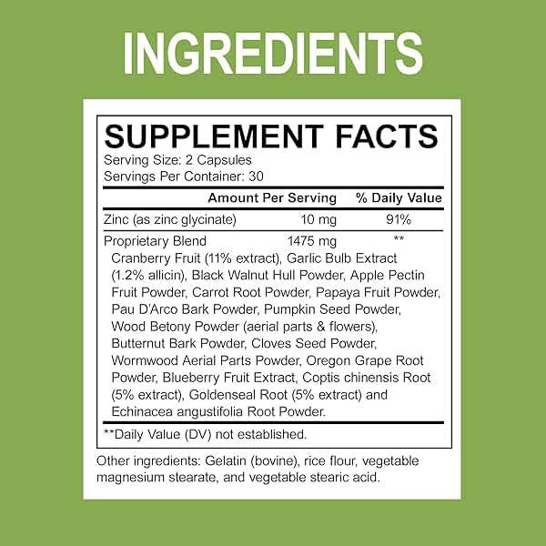 DR. BO Colon Cleanser Detox & Intestinal Supplement - 15 Day Colon Cleanse Pills with Ginger, Wormwood, Black Walnut, Cloves Complex - Bowel Movement Supplements for Stomach Bloating Gut Loss Support - Image 9