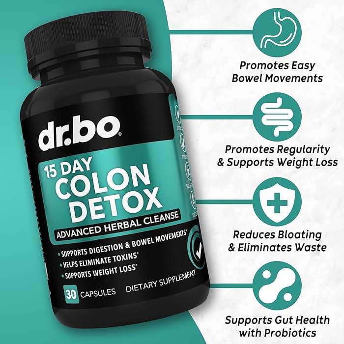 Colon Cleanser Detox & Intestinal Supplement - 15 Day Colon Cleanse Pills with Probiotic, Wormwood, Black Walnut, Psyllium, Aloe Complex - Bowel Movement Supplements for Stomach Bloating Gut Support - Image 3