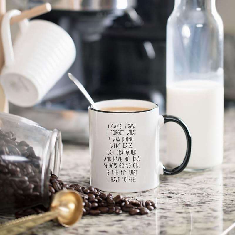 Gelid I Came I Saw I Forgot What I Was Doing Coffee Mug - Funny Senior Citizens Sarcastic Gifts Old People Elderly Mom Dad Grandma Grandpa - Presents Mothers Day Fathers Birthday - 11 oz Novelty Cup - Image 4