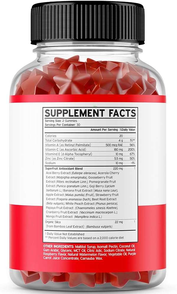 Fruit and Veggies Supplement (120 Gummies) - Premium Sugar-Free Superfood Super Green & Fruit Gummies for Adults - Immunity Support for Men & Women - Non GMO, Vegan Safe & Made in USA - Image 2