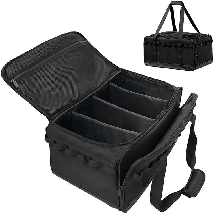 COOZMENT 35L Camping Bag,Tactical Duffle Bag with Waterproof Bottom,Shoe Bag for Travel/Outdoor with 3 Adjustable Dividers,Picnic Camping Organizer,Multi-functional Duffel Bag for Camping/Sports/GYM - Image 1