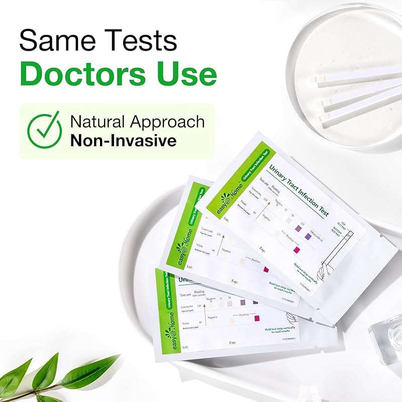 Easy@Home UTI Test Strips: Highly Accurate Urinary Tract Test Kit for Women Men, Bladder Infection Urine Testing, Quick Results, OTC Use (UTI - 5 Pack) - Image 3