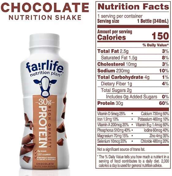 Nutrition Plan High Protein Chocolate Shake, 12 PACK. Orry's Vital - Image 2