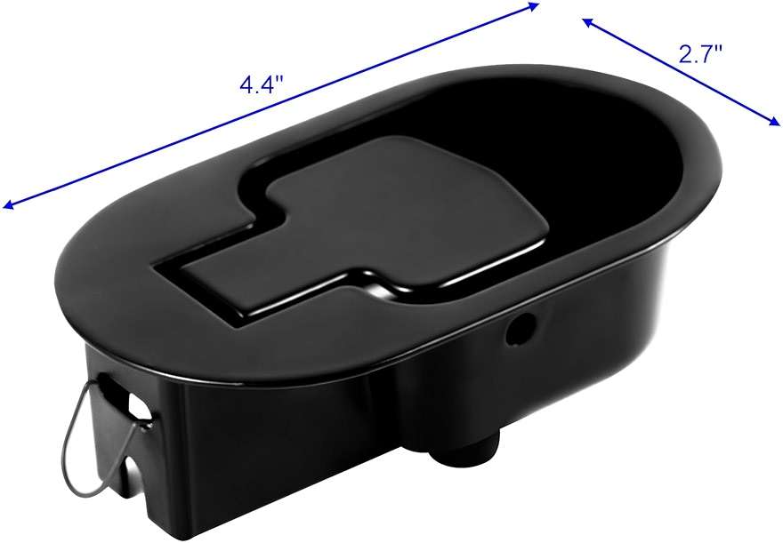 KUANYUOO Universal Heavy-Duty Metal Pull Recliner Handle, Fits Ashley and Other Manufacturer Brands Chair Release for Sofa or Recliner, Handle Size 2.7" x 4.4" - Image 2