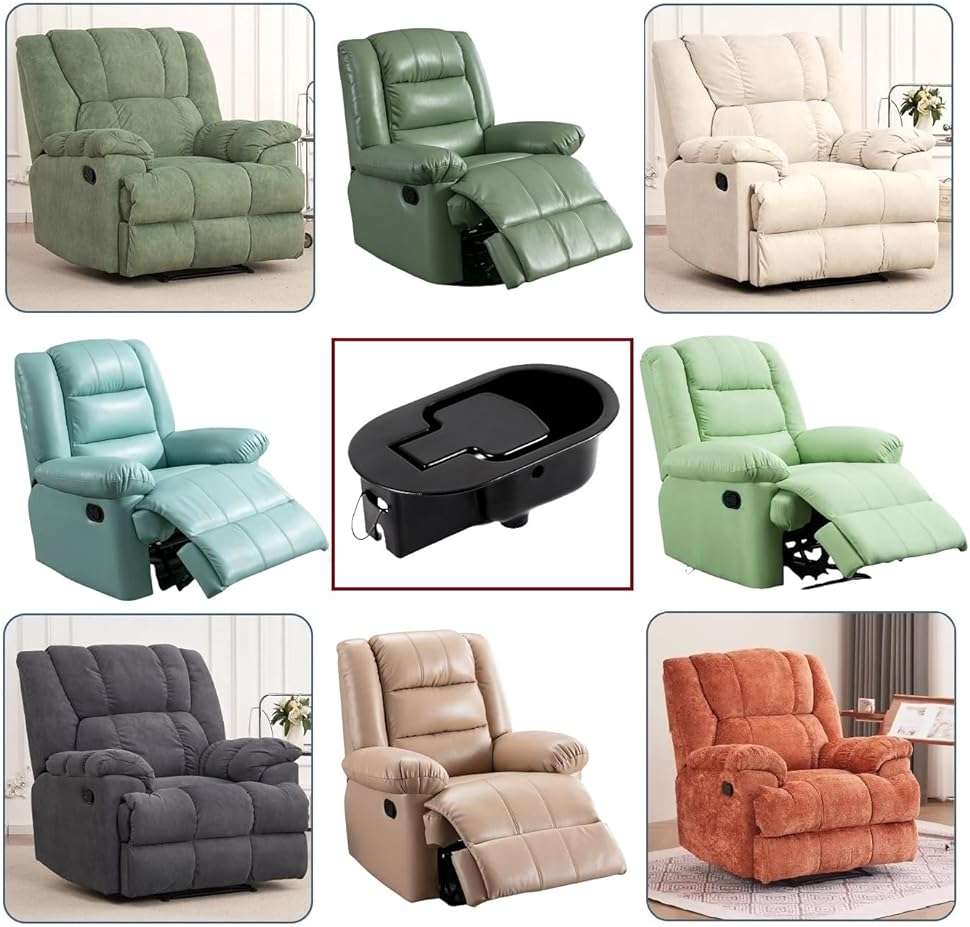 KUANYUOO Universal Heavy-Duty Metal Pull Recliner Handle, Fits Ashley and Other Manufacturer Brands Chair Release for Sofa or Recliner, Handle Size 2.7" x 4.4" - Image 5