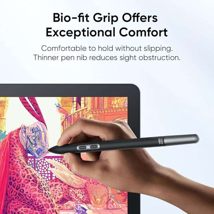 XPPen X3 Pro Slim Stylus 16K Pressure Levels Battery-free Stylus Higher Accuracy Only Compatible for XPPen Artist Pro 14 & 16 Gen 2/ Deco Pro Gen 2 Series /Artist Pro 19 Drawing Tablet - Image 7