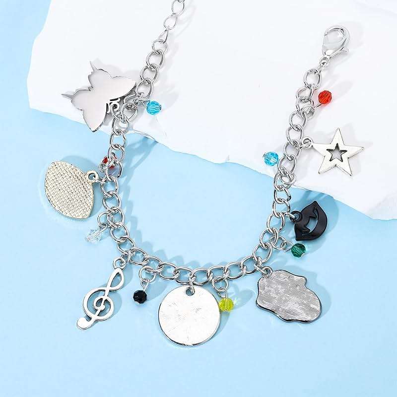 Medsor Music Bracelet Singer Fans Gifts Stainless Steel Sour Bracelets Jewelry For Women, 1, silver - Image 5