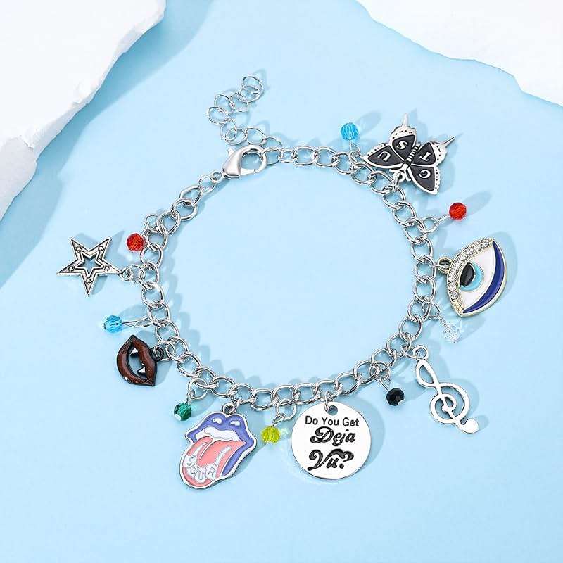 Medsor Music Bracelet Singer Fans Gifts Stainless Steel Sour Bracelets Jewelry For Women, 1, silver - Image 8