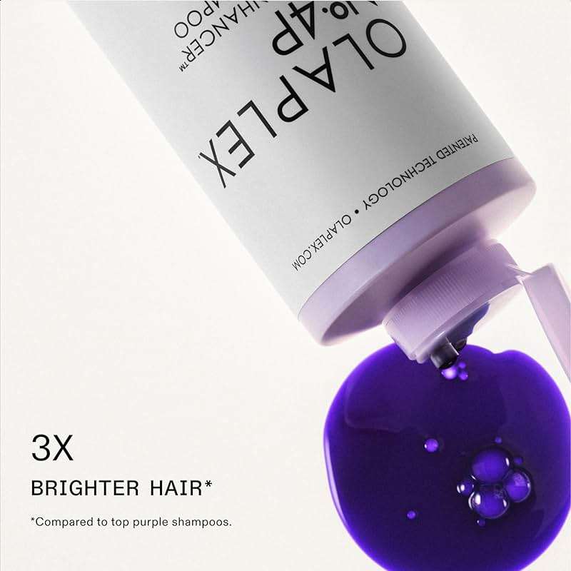 Olaplex No. 4P Blonde Enhancing Toning Shampoo, 8.5 Fl Oz + No. 5P Blonde Enhancer™ Toning Conditioner, Repairs, Hydrates, & Brightens All Blonde, Lightened, & Grey Hair - Image 3
