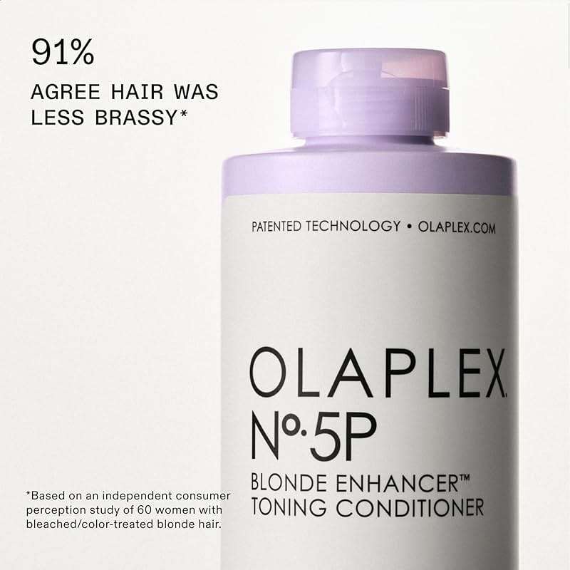Olaplex No. 4P Blonde Enhancing Toning Shampoo, 8.5 Fl Oz + No. 5P Blonde Enhancer™ Toning Conditioner, Repairs, Hydrates, & Brightens All Blonde, Lightened, & Grey Hair - Image 4