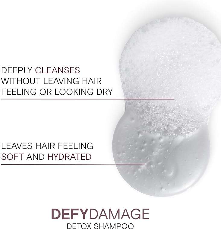 Joico Defy Damage Detox Shampoo | Removes Chlorine, Hard Water Residue, Product Buildup, Metals, & Trace Minerals | Strengthens Bonds & Preserves Hair Color | Vegan | Sulfate-Free - Image 4