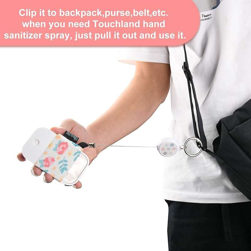 Beautyflier Pack of 4 Elastic Sleeve for Touchland Power Mist and Glow Mist 1FL OZ Hand Sanitizer Spray - Image 5