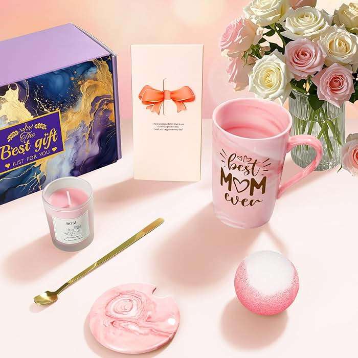 Gifts for Mom, Wife, Grandma, Sister, Friends: Unique Birthday Gifts Baskets Set for Personalized Best Mom from Daughter Son, Spa Presents for Christmas, Birthday, Valentines, Mothers Day - Image 3