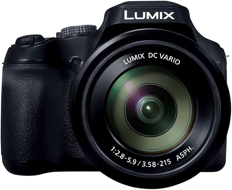 Panasonic LUMIX FZ80D Point and Shoot Digital Camera 4K Photo/Video Recording with Power Optical Image Stabilizer, Vlogging Camera with 60X Optical Zoom & 20-1200mm Wide-Angle Lens - DC-FZ80D - Image 1