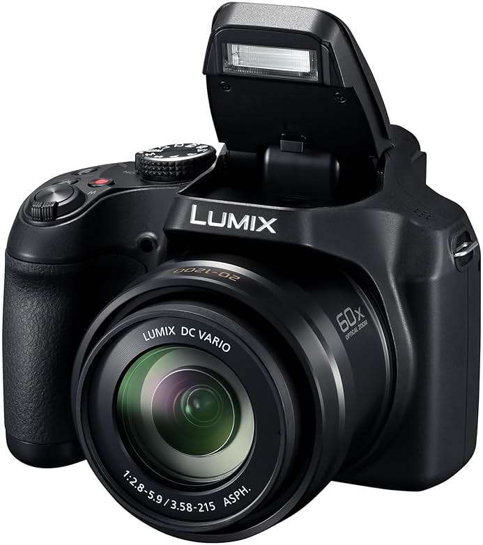 Panasonic LUMIX FZ80D Point and Shoot Digital Camera 4K Photo/Video Recording with Power Optical Image Stabilizer, Vlogging Camera with 60X Optical Zoom & 20-1200mm Wide-Angle Lens - DC-FZ80D - Image 12