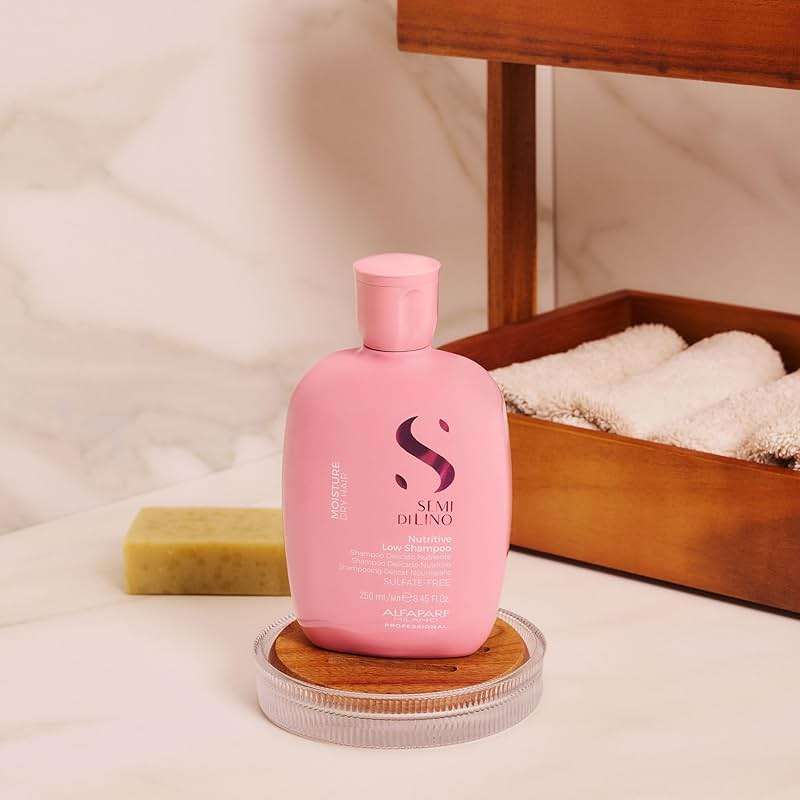 Semi di Lino Moisturizing Shampoo and Hair Mask for Dry Hair - Hydrates, Nourishes, Softens - Color Safe - Adds Shine and Softness on Dry Damaged Hair - Sulfate Free - Image 5
