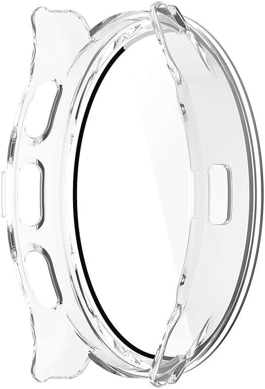 FanTEK Compatible for Garmin Venu 3S (41mm) Watch Case for Women Men, Scratch Resistant Shock Absorbing Case, Clear - Image 3