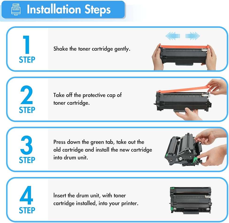 TN760 Toner for Brother Printer: TN 760 MFC-L2710DW MFC-L2750DW Compatible for Brother TN-760 Toner TN-730/TN-760 TN730 730 TN-730 DCP-L2550DW HL-L2350DW HL-L2395DW HL-L2390DW High Yield 4 Black - Image 4