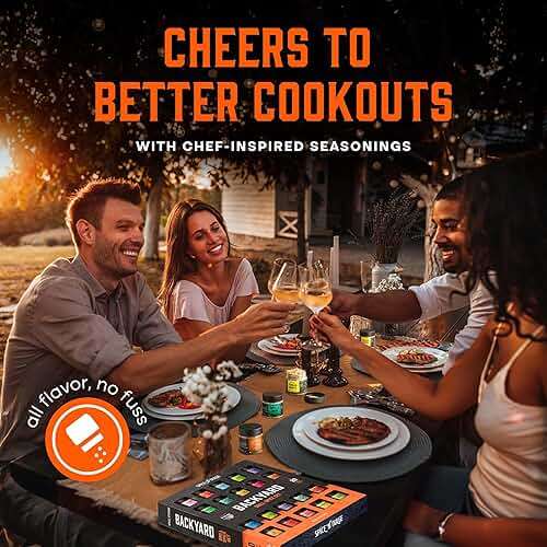 Grilling Spice Set Grill Seasoning Gifts, 20 Unique Spices and Seasonings Jars Gift Set, BBQ Gifts For Men, Dad, Husband, Father, Flavors Like Chili, Cajun, Garlic, Steak, Rub, Herbs, Blend and More - Image 5