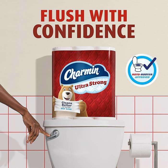 Charmin Ultra Strong Toilet Paper, 18 Mega XL = 108 Regular - Image 9