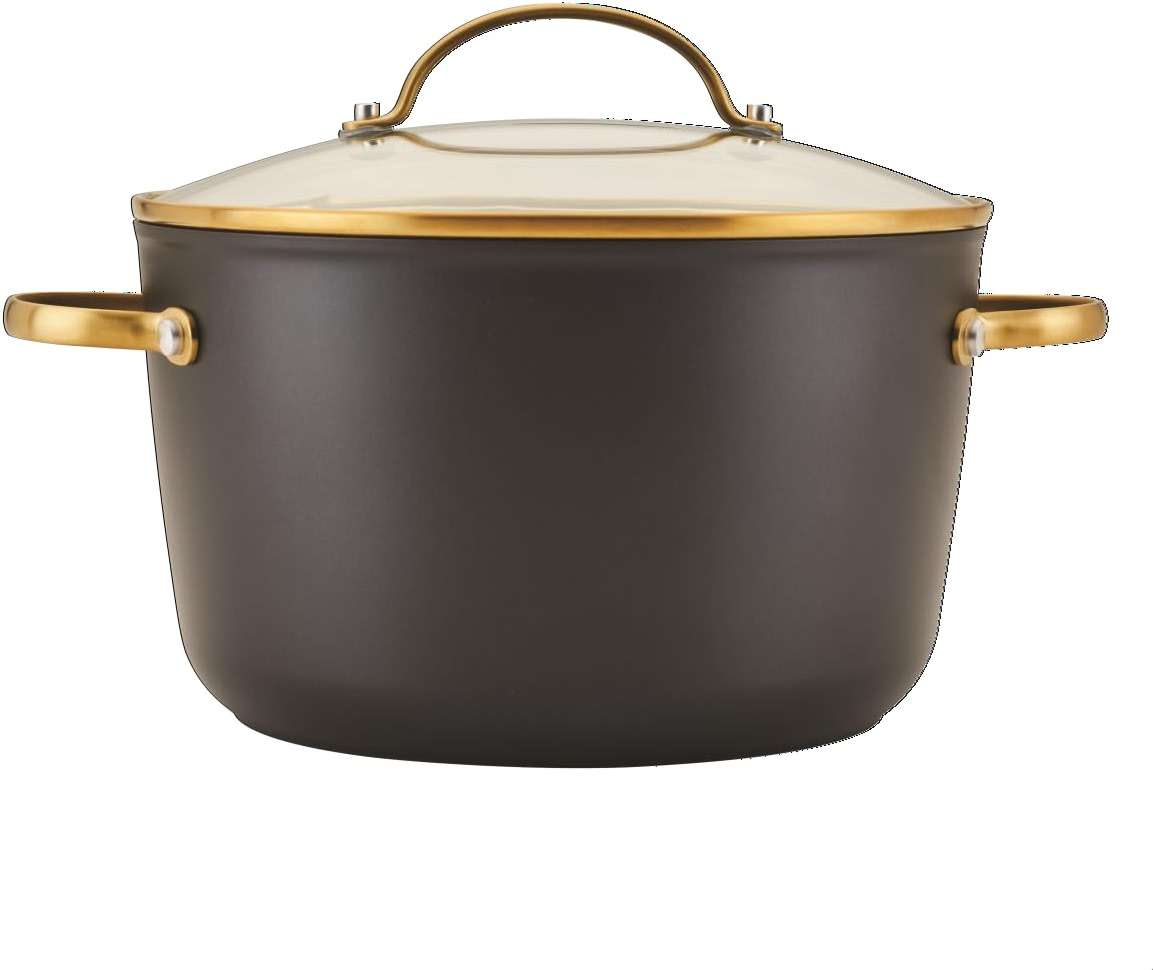 Farberware Forged Induction Ceramic Nonstick Cookware Set, 12-Piece, Black Pots & Pans - Image 12
