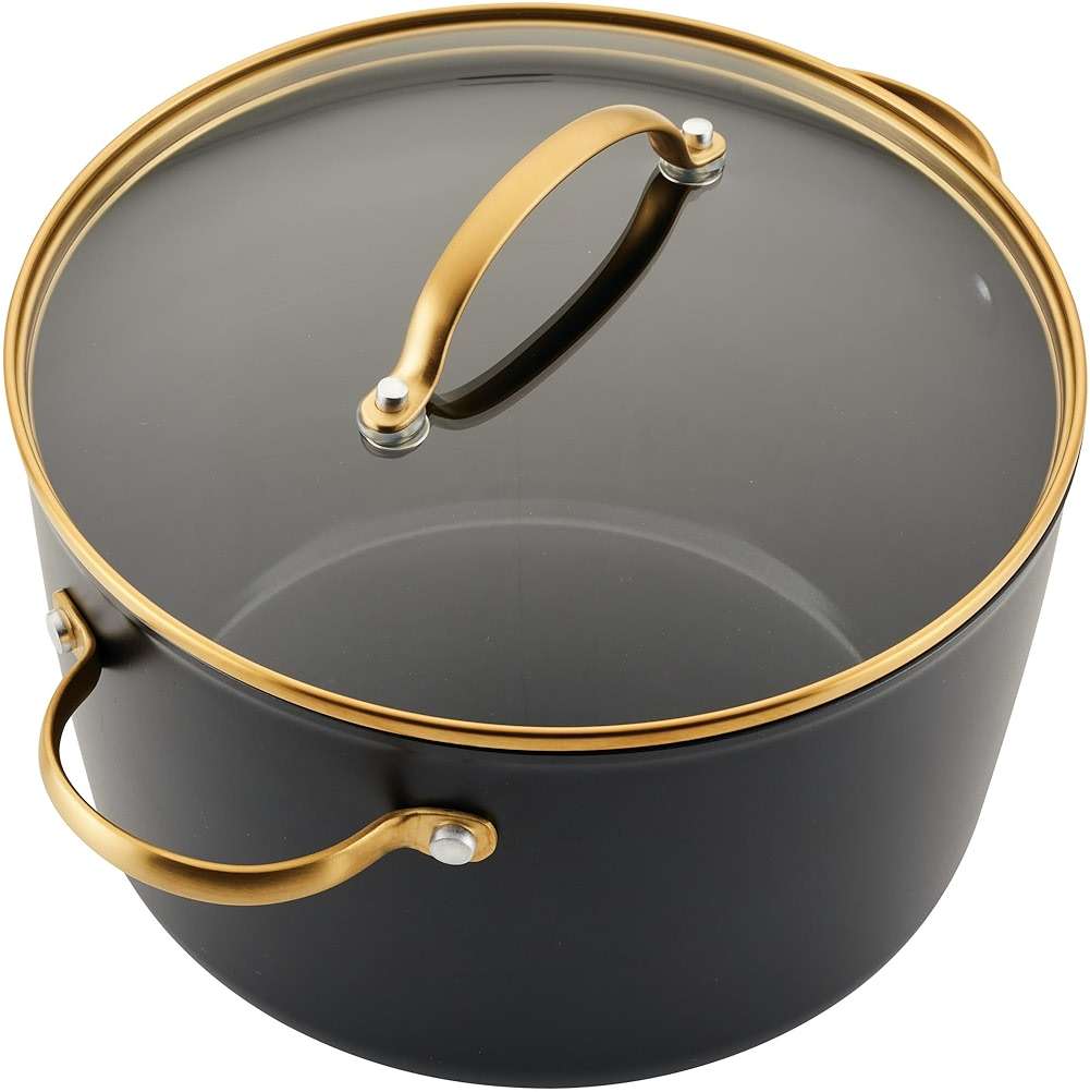 Farberware Forged Induction Ceramic Nonstick Cookware Set, 12-Piece, Black Pots & Pans - Image 15