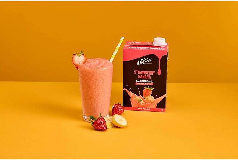DaVinci Gourmet Strawberry Banana Smoothie, 48 Fluid Ounces (Pack of 1) - Image 5
