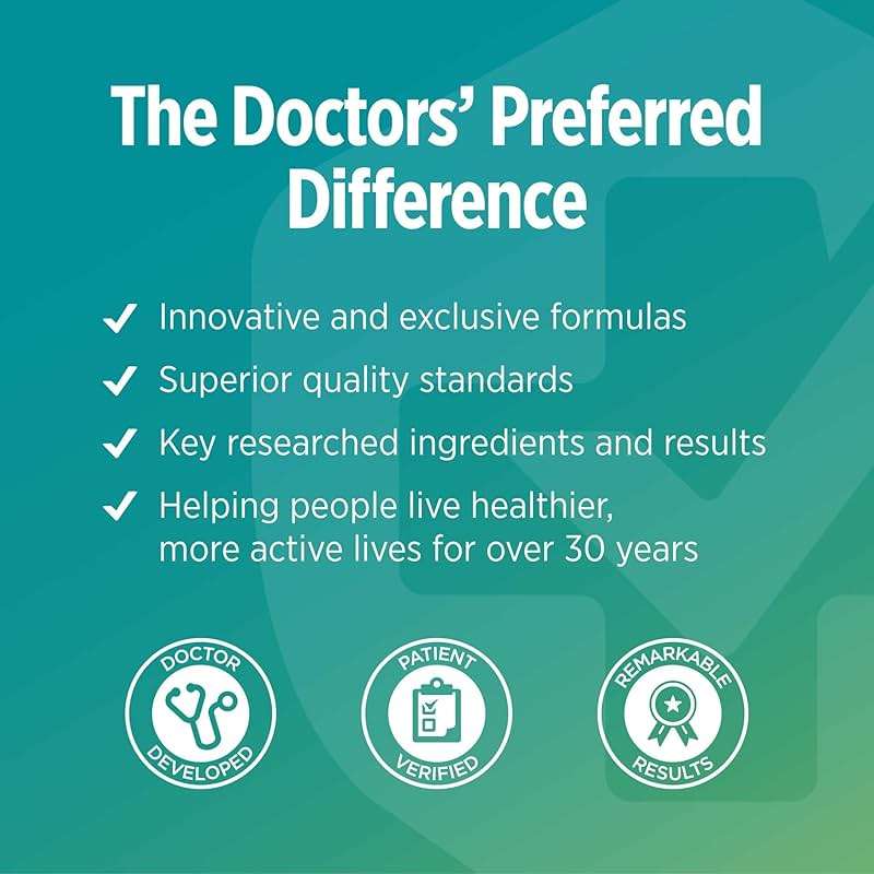 DOCTORS' PREFERRED Daily5 Multivitamin for Women and Men, Clinically Validated Ingredients, Heart, Joints, Circulation, 90 Vegan Capsules - Image 7