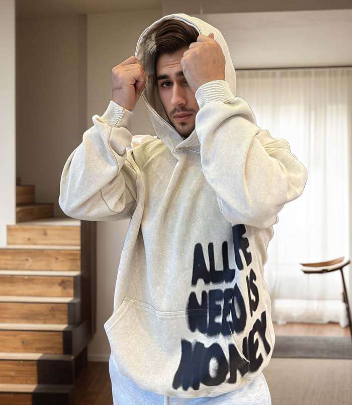 Dynict Unisex Y2K Colorful Sweatshirt Hip Hop Letter Print Oversize Hoodie Casual Baggy Harajuku Gothic Pullover Hoodie - Image 3