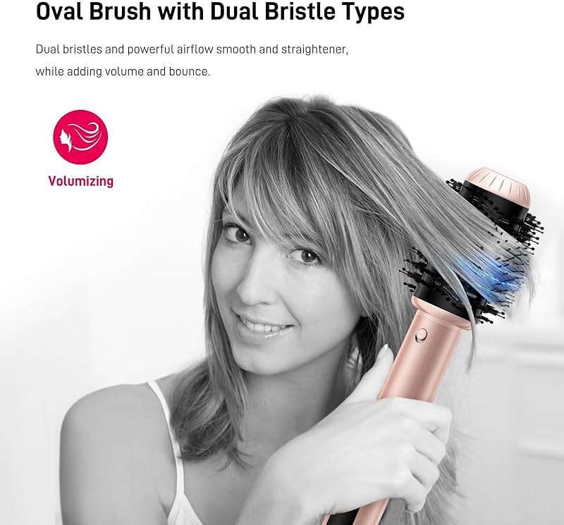 Straightener and Curler 2 in 1 with Vented Cool Air to Lock in Style, Flat Iron Curling Wand - Image 4