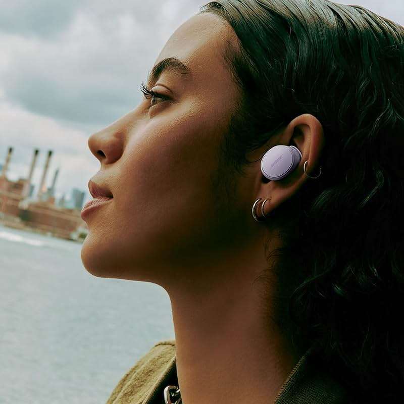 Bose QuietComfort Bluetooth Earbuds, True Wireless Earbuds with Active Noise Cancellation and Mic, Deep Bass, IPX4 Rating, Up to 8.5 Hours of Playtime, Chilled Lilac - Image 3