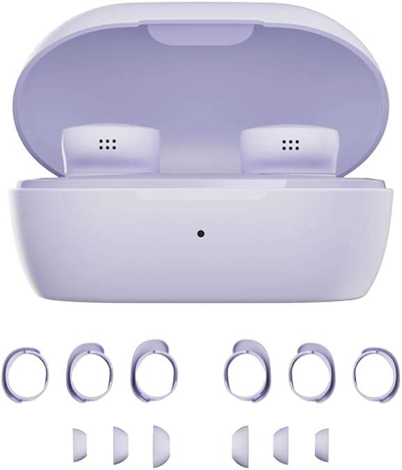Bose QuietComfort Bluetooth Earbuds, True Wireless Earbuds with Active Noise Cancellation and Mic, Deep Bass, IPX4 Rating, Up to 8.5 Hours of Playtime, Chilled Lilac - Image 8