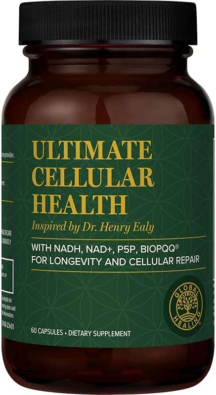 Global Healing Center - Ultimate Cellular Health - NAD Supplement for Women & Men, Cellular Repair, Includes Resveratrol for Anti-Aging, Supports NAD Plus, Alternative to Nicotinamide Riboside - Image 1