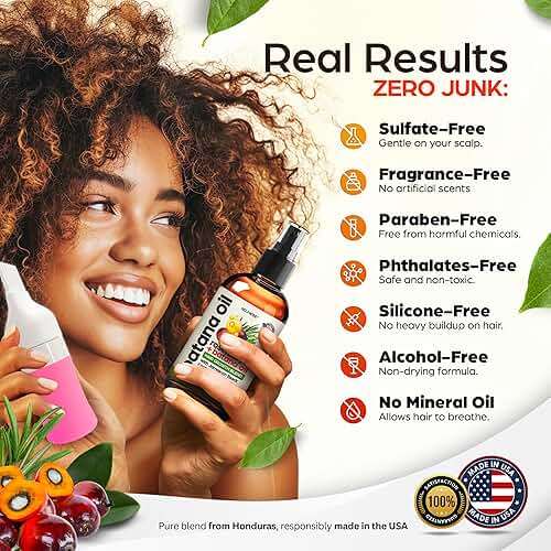 Batana Oil for Hair Growth - 100% Pure, Organic, Cold-Pressed, Unrefined from Honduras by Dr. Sebi - Natural, Vegan for Strong Roots and Thick Hair - Wild Growth for Hair, 2oz | 100% Pure - Image 7