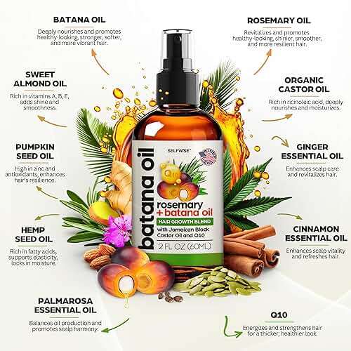 Batana Oil for Hair Growth - 100% Pure, Organic, Cold-Pressed, Unrefined from Honduras by Dr. Sebi - Natural, Vegan for Strong Roots and Thick Hair - Wild Growth for Hair, 2oz | 100% Pure - Image 8