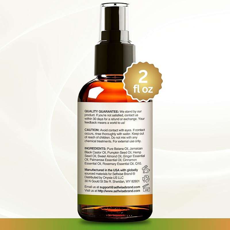 Batana Oil for Hair Growth - 100% Pure, Organic, Cold-Pressed, Unrefined from Honduras by Dr. Sebi - Natural, Vegan for Strong Roots and Thick Hair - Wild Growth for Hair, 2oz | 100% Pure - Image 9