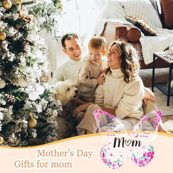 Mothers Day Gifts for Mom - Engraved Butterfly-Shaped Acrylic Plaque Decor 5 x 3.8 Inch - Christmas Birthday Mothers Day Gifts for Mom, Heartwarming Home Decor - Image 5