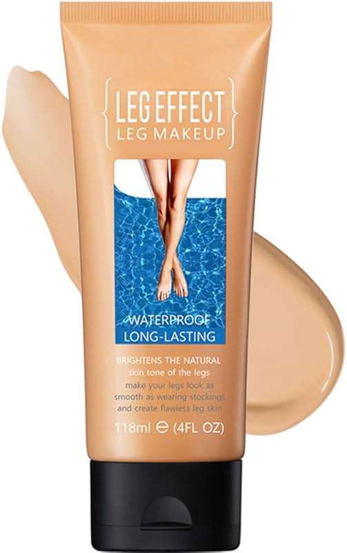 Leg and Body Makeup, Skin Perfecting Body Foundation, Tattoo Cover Up Makeup, Spider Vein Concealer for Leg and Body Scar Cover up Makeup, Flawless Looking Legs, Evens Skin Tone (Medium Golw) - Image 1