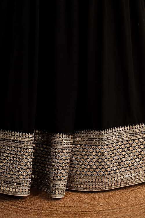 RoohVastra indian ready to wear lehenga choli for women flared party night with stitched blouse 8328-U - Image 7
