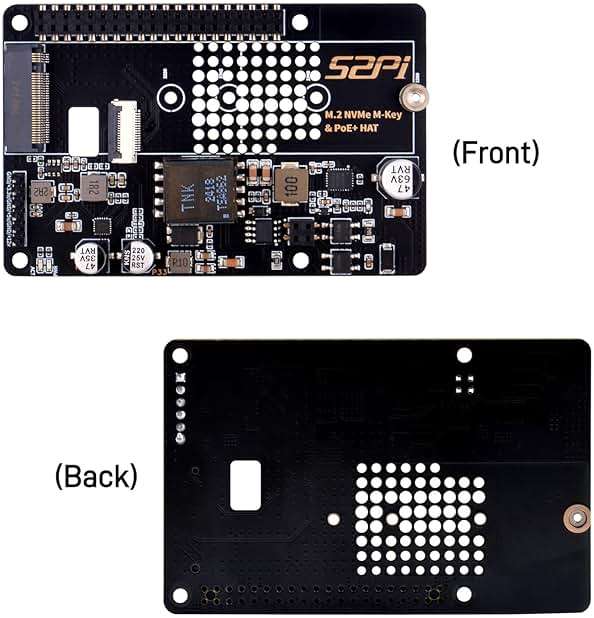 GeeekPi P33 M.2 NVME M-Key PoE+ Hat with Official Pi 5 Active Cooler for Raspberry Pi 5, Support M.2 NVMe SSDs 2230/2242/2260/2280 - Image 9