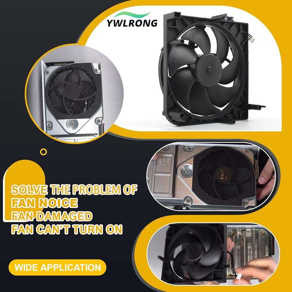 Internal Cooling Fan for Xbox Series S Console Cooler Replacement CPU Cooling Fan with Repair Tools(7 Blades) - Image 2