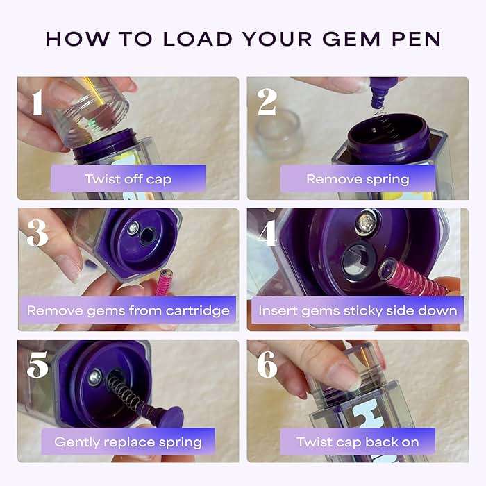 Hally Hair Gem Pen, 240 Stick-On Hair Gems with Stamper Tool, Easy to Apply and Remove, Hair Accessories Kit for Girls and Kids - Image 4