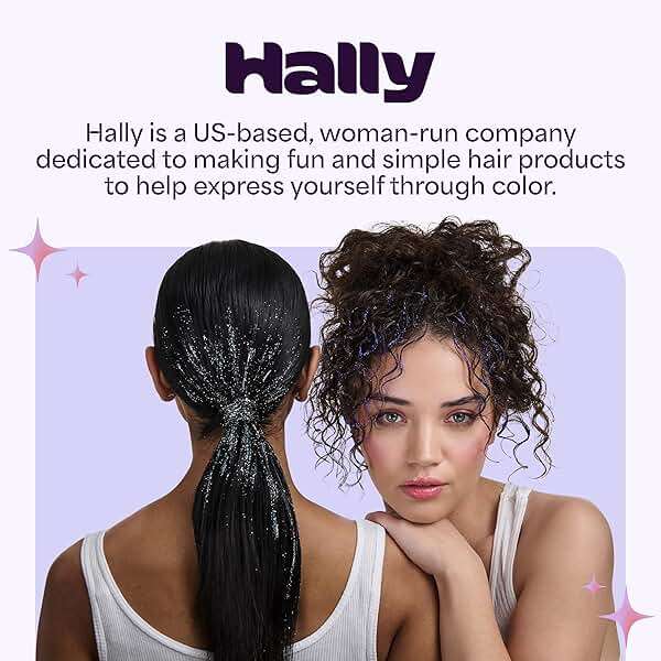 Hally Hair Gem Pen, 240 Stick-On Hair Gems with Stamper Tool, Easy to Apply and Remove, Hair Accessories Kit for Girls and Kids - Image 8