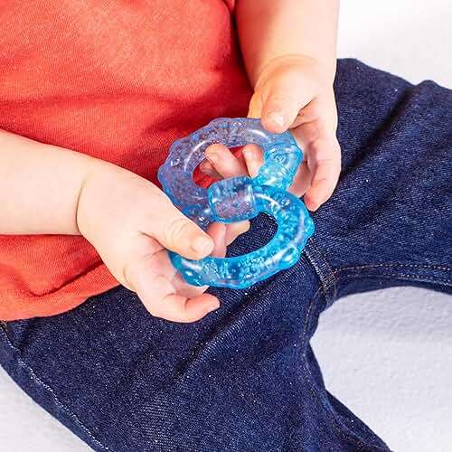 Bright Starts Stay Cool Teethers, Water-Filled & Chillable, BPA Free Teething Toy, Ages 3 Months+, Unisex, 3-Pack - Image 5