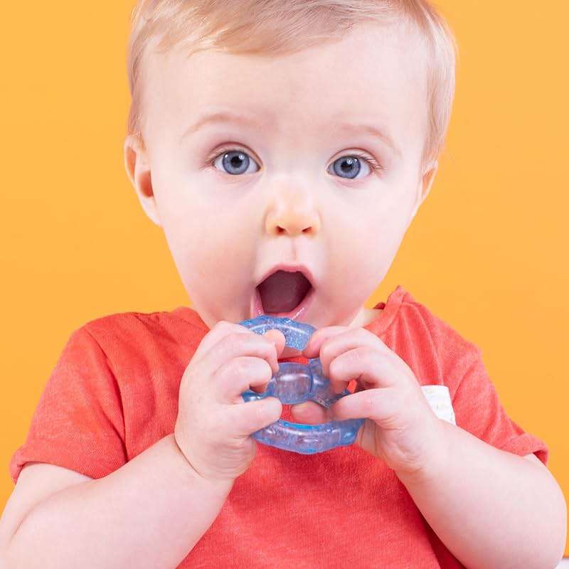 Bright Starts Stay Cool Teethers, Water-Filled & Chillable, BPA Free Teething Toy, Ages 3 Months+, Unisex, 3-Pack - Image 7